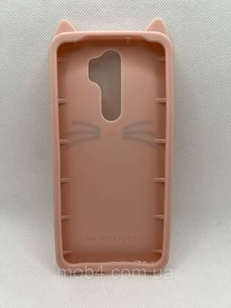 Гумовий 3D чохол для Xiaomi Redmi Note 8 Pro Кіт Вуса 1580269581 фото