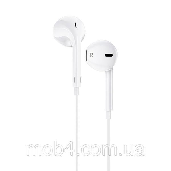 Провідні навушники EarPhone (3.5 мм, з мікрофоном, 1.2 м) Білий 2681334983 фото