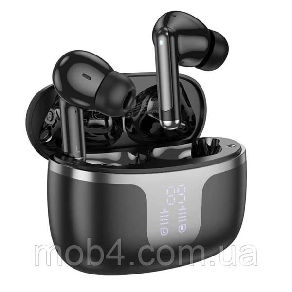 Беспроводные Bluetooth наушники HOCO EQ10 Plus Harmony вакуумная гарнитура с активным шумоподавлением ANC+ENC Черные 3149826713 фото