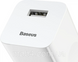 Сетевое зарядное устройство Baseus CCALL-BX02 18W Quick Charge 3.0 1USB 3A Белое 2847629538 фото 2