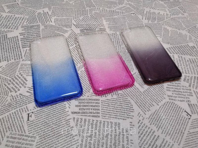 Силіконовий чохол Градієнт (Без Блискіток) для Xiaomi Redmi GO 1007173126 фото
