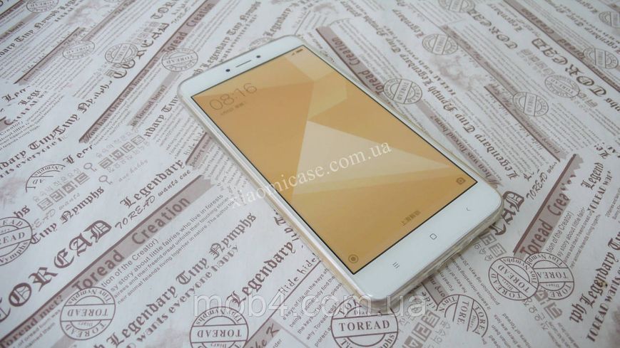 Ультратонкий чохол для Xiaomi (Ксиоми) Redmi Note 4 (прозорий) 1074786871 фото