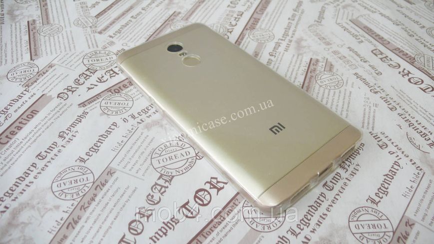 Ультратонкий чохол для Xiaomi (Ксиоми) Redmi Note 4 (прозорий) 1074786871 фото