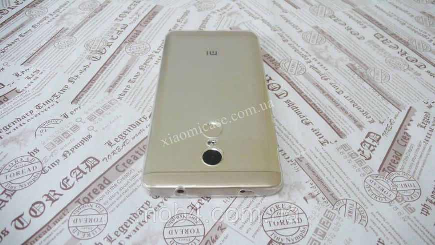 Ультратонкий чохол для Xiaomi (Ксиоми) Redmi Note 4 (прозорий) 1074786871 фото