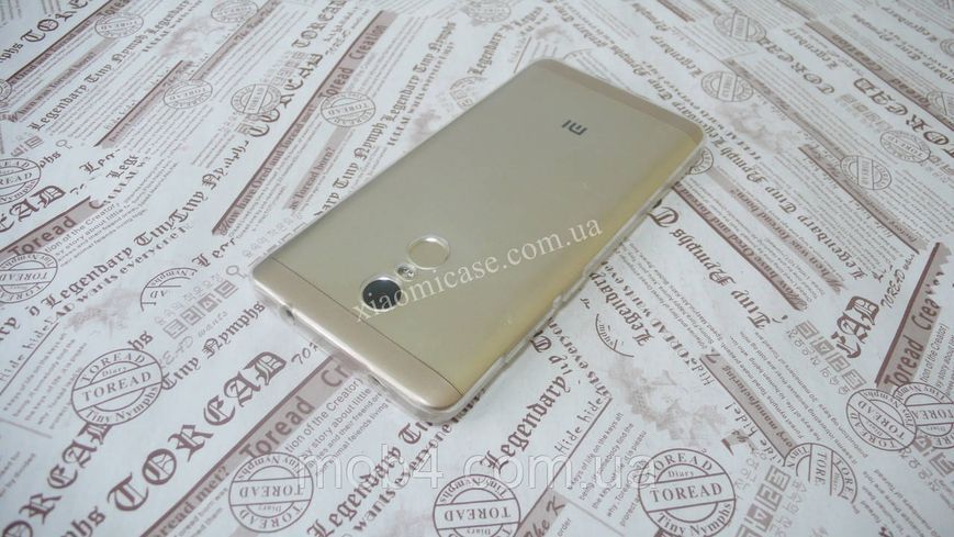 Ультратонкий чохол для Xiaomi (Ксиоми) Redmi Note 4 (прозорий) 1074786871 фото